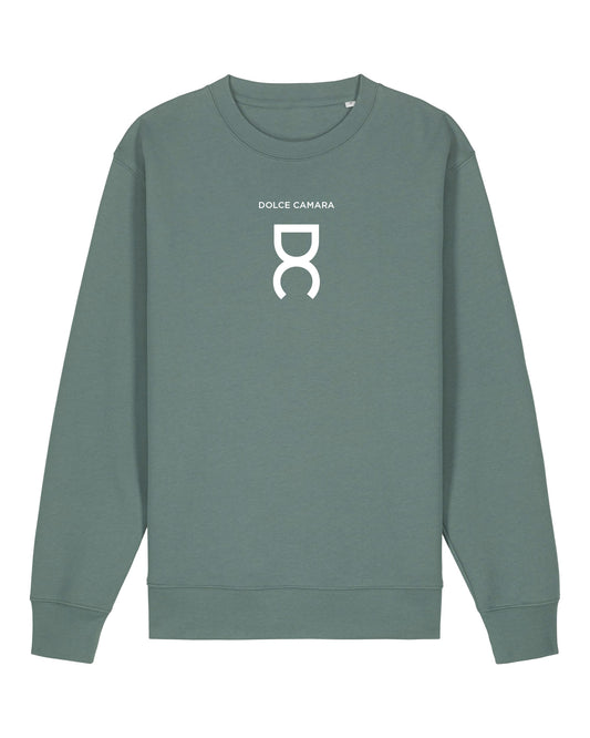 Sweat-shirt ras de cou vert